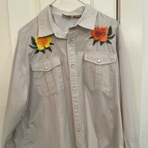 Howler Bros Long Sleeve Button Down Size L